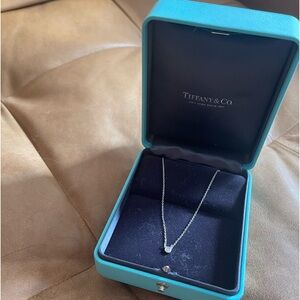 Tiffany Elsa Peretti Diamonds by the Yard Single Diamond Pendant